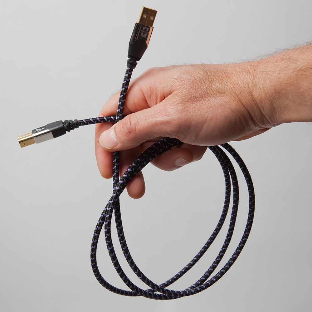 Analysis Plus Purple Plus USB Cable - USB-A to USB-B - 1.5 Meter