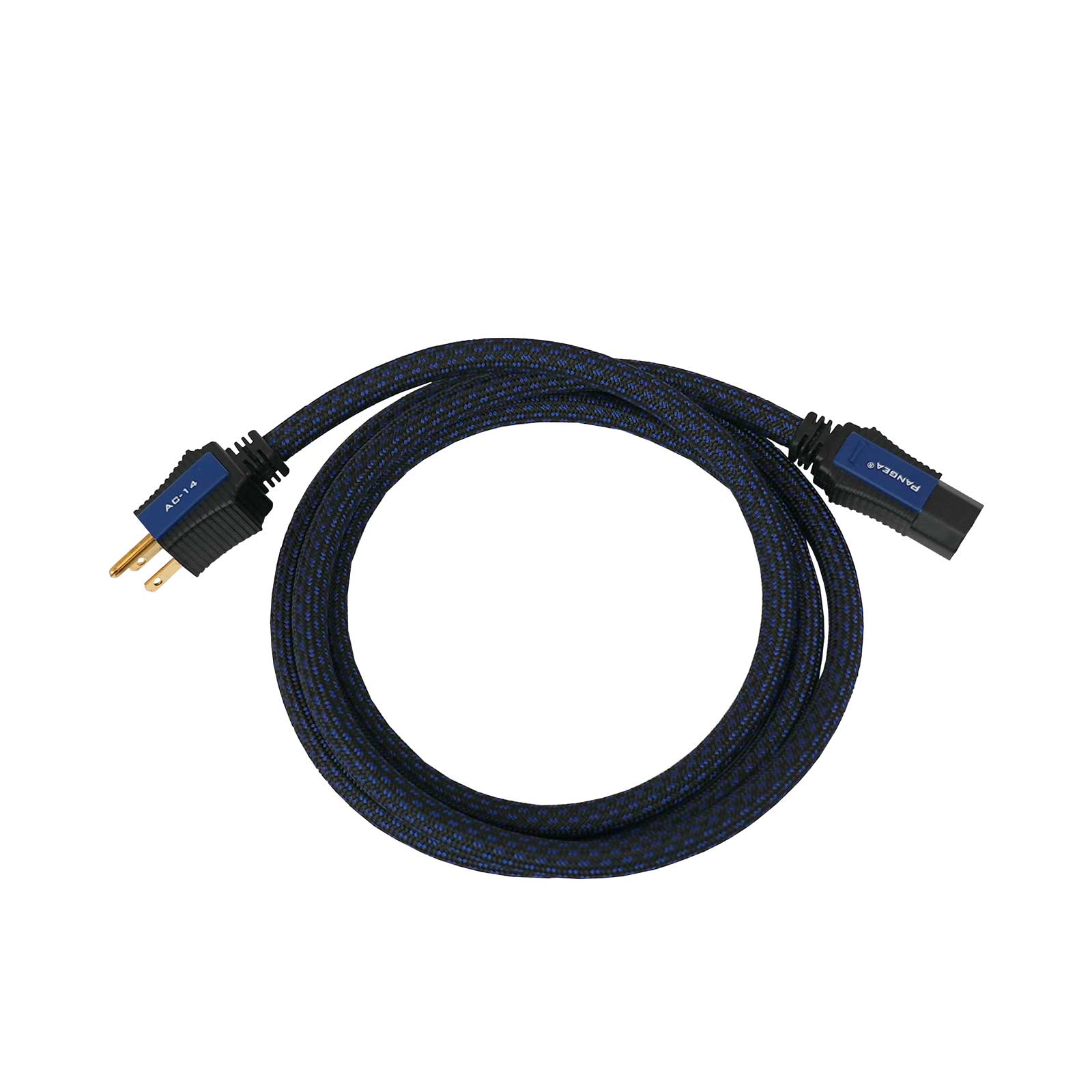 Coiled Pangea Audio AC-14 power cable