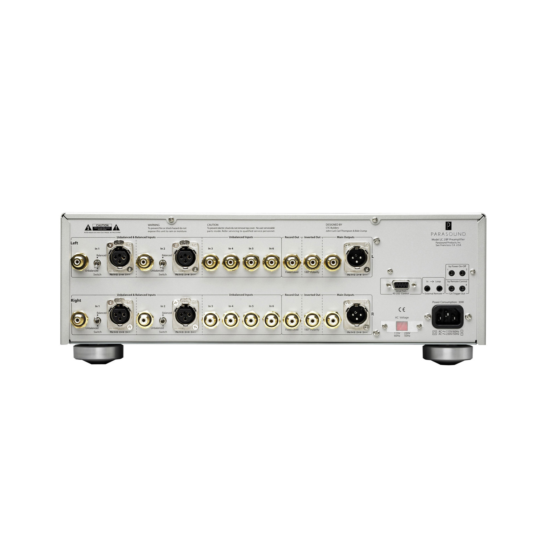 Parasound JC 2 BP Preamplifier