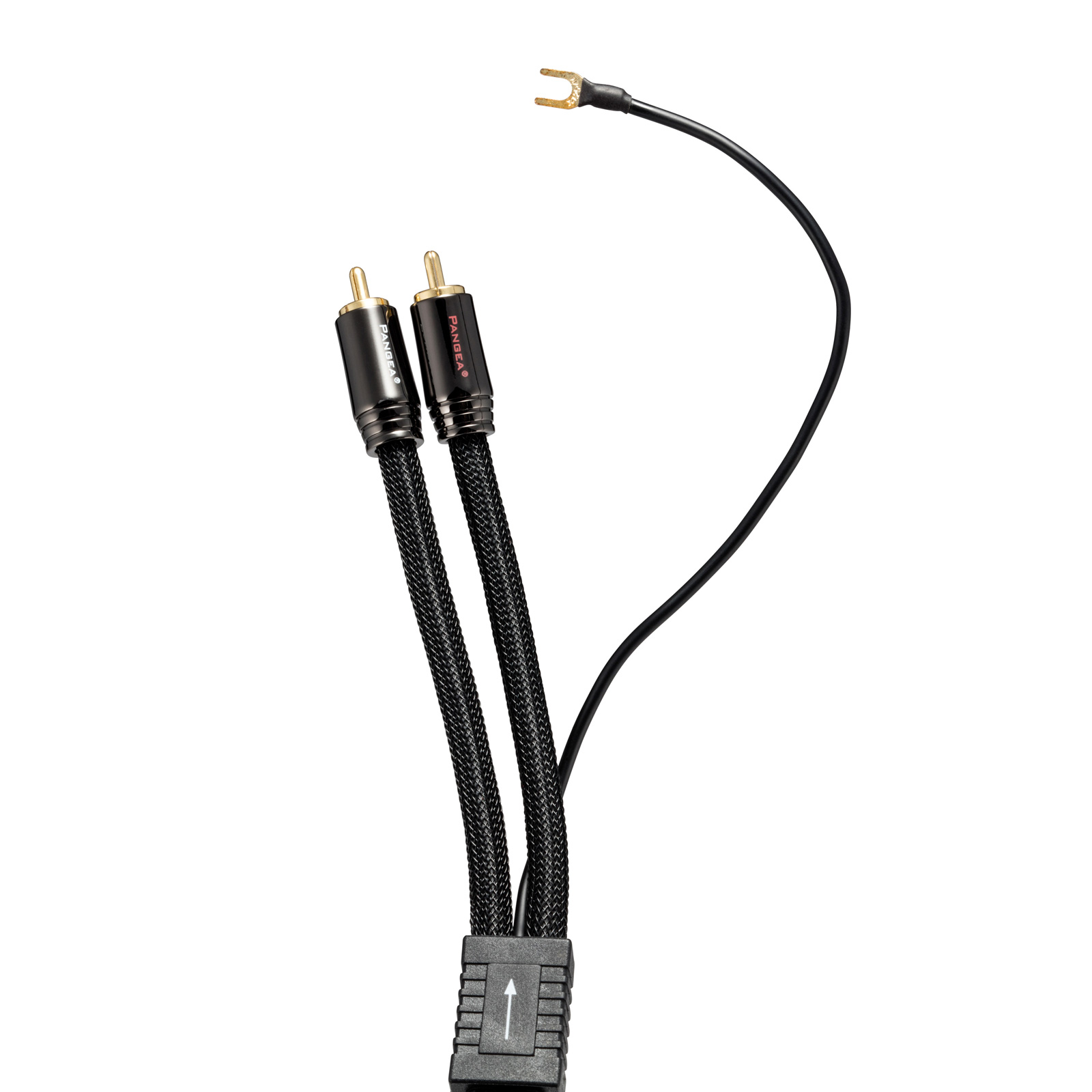 Cable ends of the Pangea Audio Premier SE turntable cable
