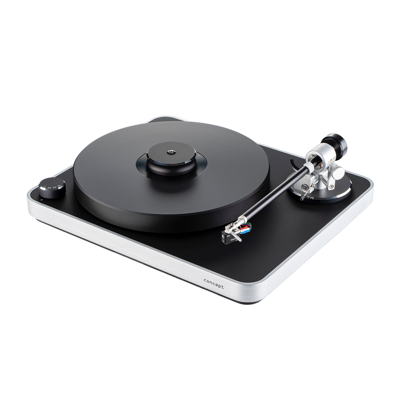Side of Clearaudio Concept AiR Turntable