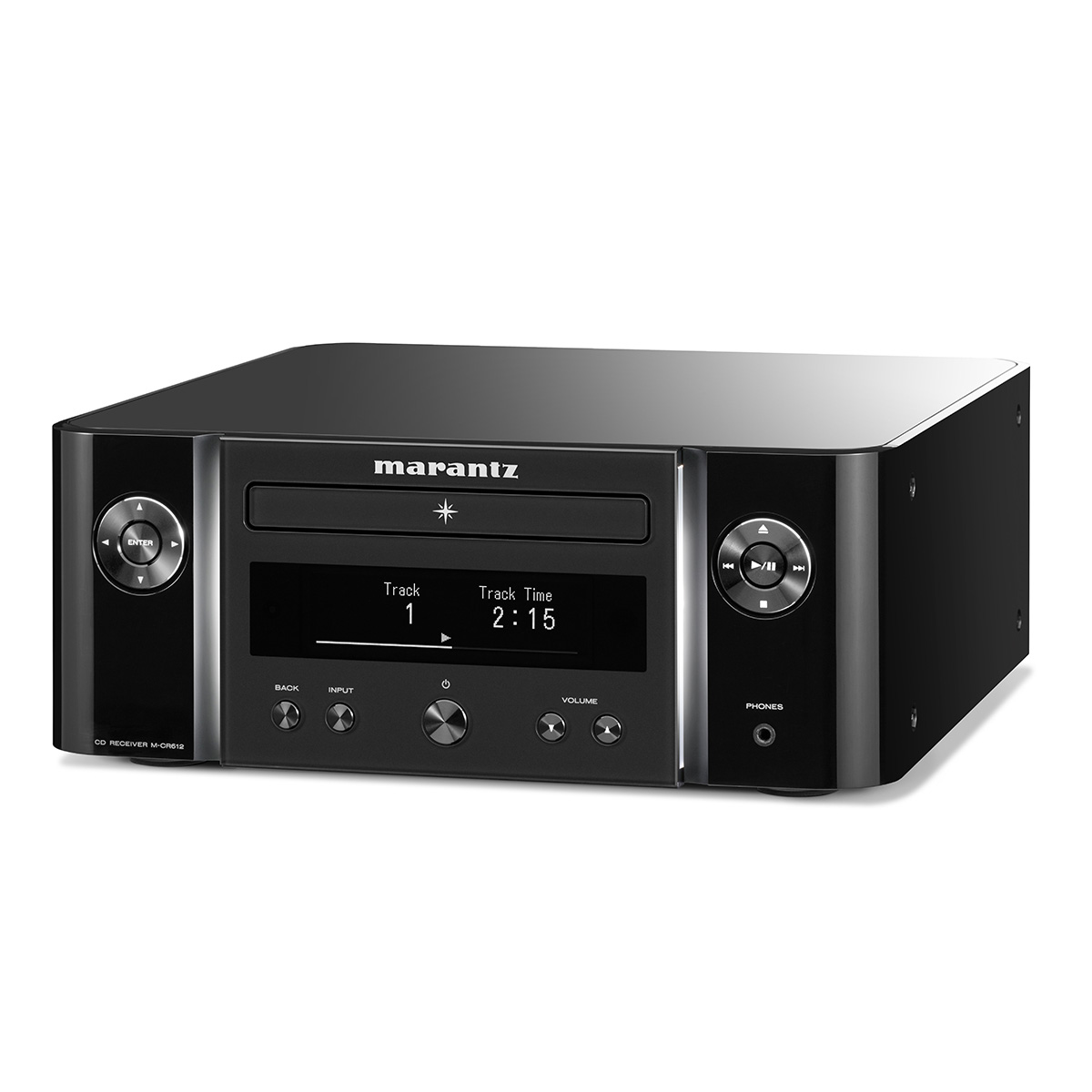 Left side of Marantz M-CR612 Network CD Receiver