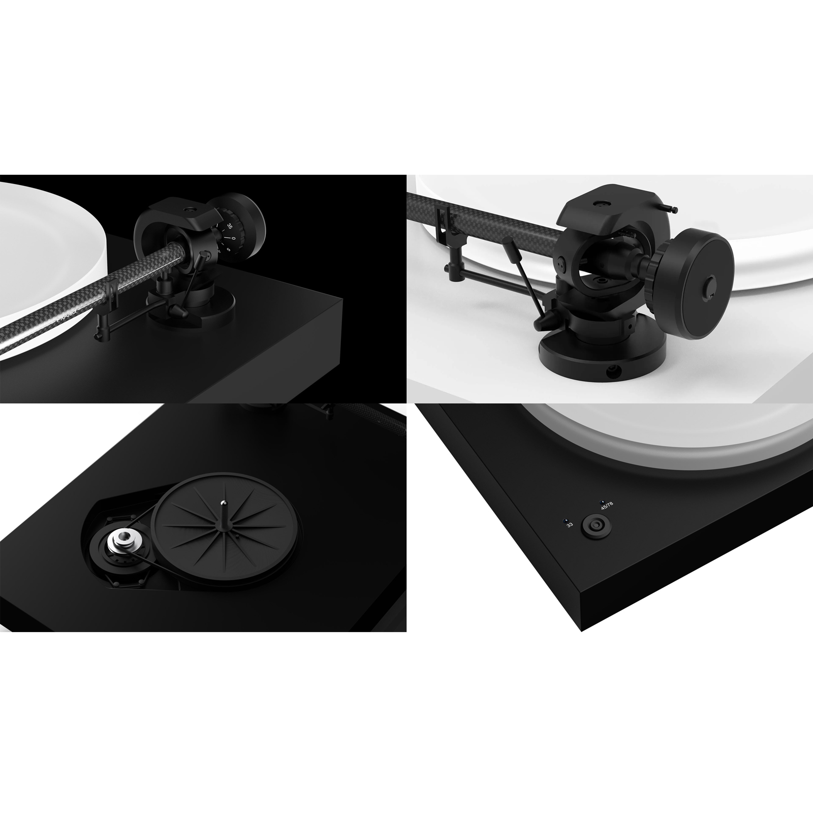 Pro-Ject X2 B Turntable - Satin White - Sumiko Rainier