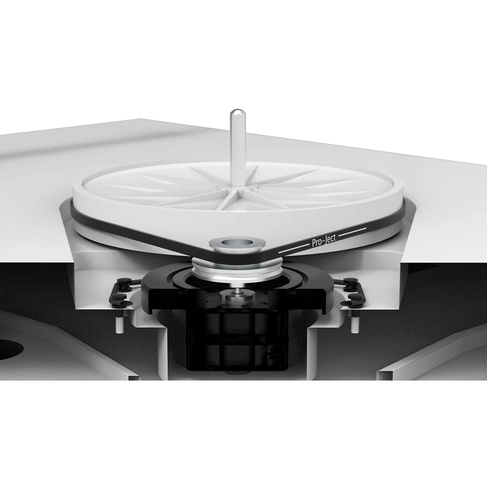 Pro-Ject X2 B Turntable - Satin White - Sumiko Rainier