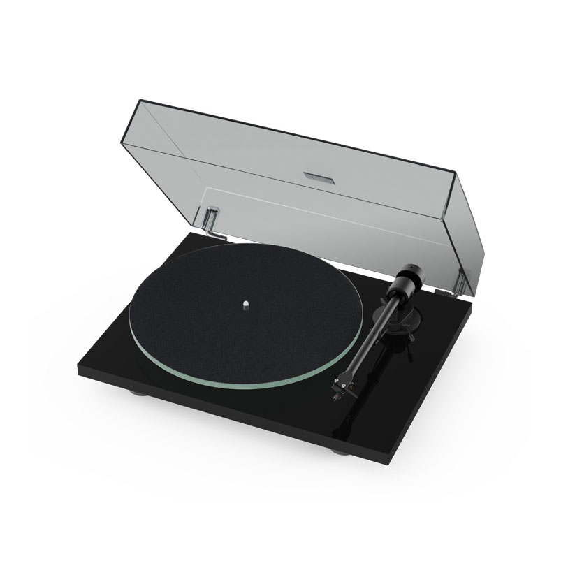 Glass cover of Pro-Ject T1 BT Turntable with Phono