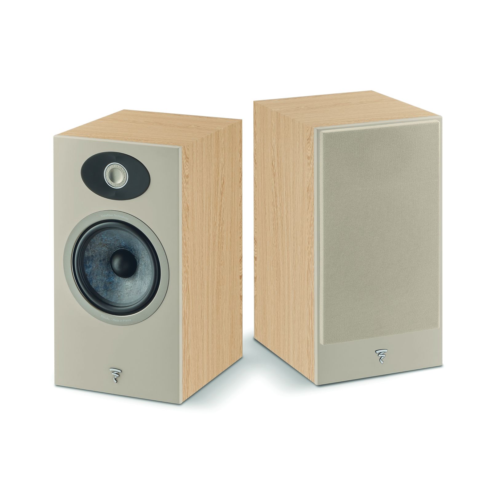 Focal Theva N1 Bookshelf Speakers - Light Wood - Pair