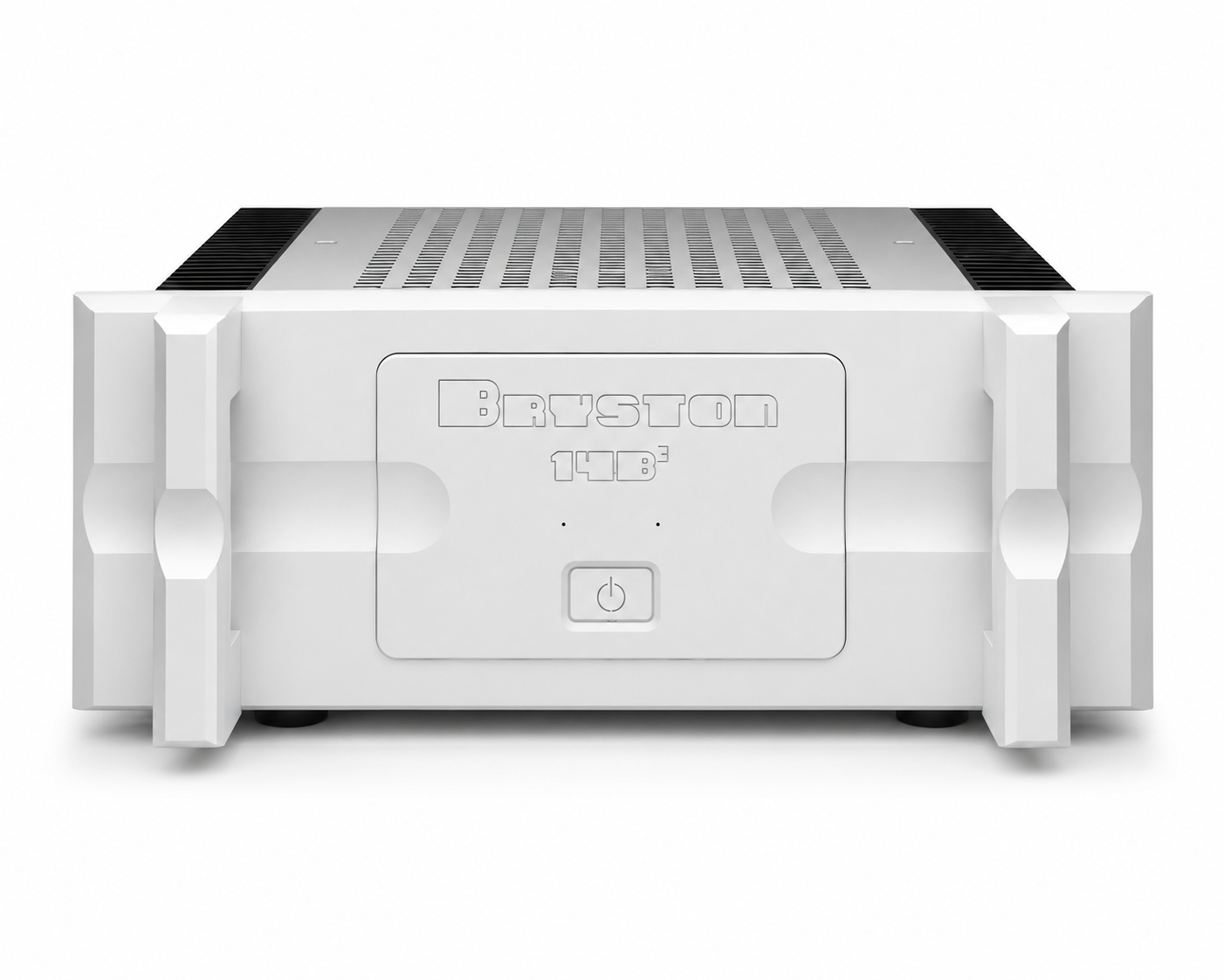 Bryston 14B³ Stereo Power Amplifier - Silver - 19 Inch - Handles