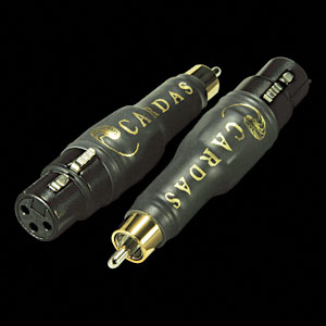 Cardas Audio Female XLR to Male RCA Cable Adapter - Thumbnail 2