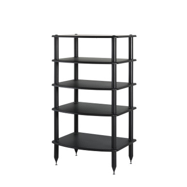Pangea Audio Vulcan 5-Shelf Audio Rack - Carbon Fiber Shelves