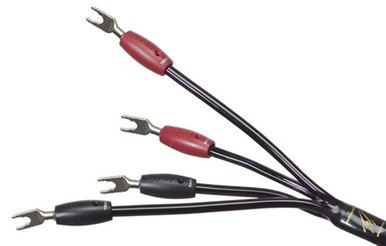 AudioQuest Rocket 33 Speaker Cable - 25 Foot - Bi-Wire - Spade to