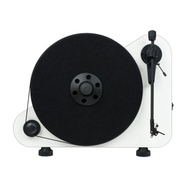 Pro-Ject VTE Vertical Turntable - Right Handed - White - Ortofon OM5