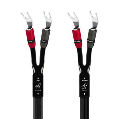 AudioQuest Rocket 22 Speaker Cable - 15 Foot - Spades to Spades