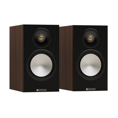 Monitor Audio Bronze 50 7G Bookshelf Speakers - Walnut - Pair