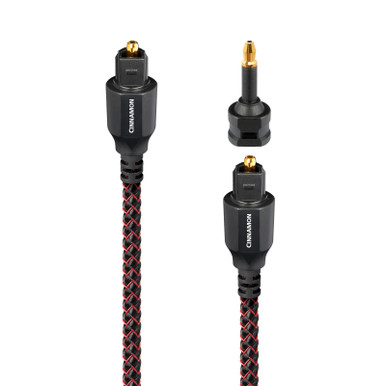 AudioQuest Cinnamon Toslink Fiber Optic Digital Cable - 0.75 Meter