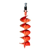 GardenTrax Double Spiral Earth Auger Spiral Drill Bit 6” x 36”, Post Hole Digger with 7/8" Drive Drill
