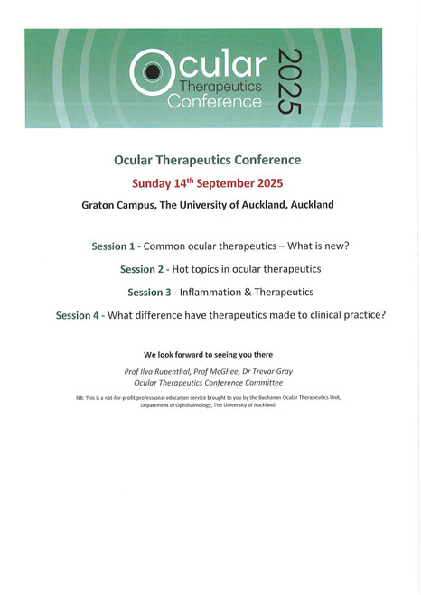 Ocular Therapeutics Conference 2025 Ocular Therapeutics Conference 2025