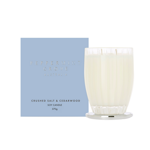 Crushed Salt & Cedarwood 370g Candle