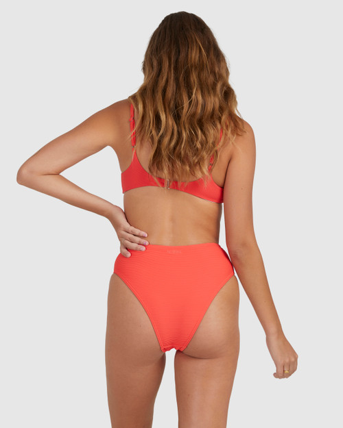Tanlines Hi Maui Bikini Bottom - Red