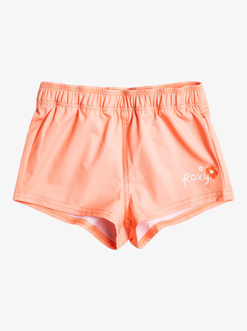 Girls 2-7 Perfect Sunrise Board Shorts - Papaya Punch