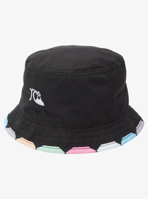Boys 2-7 Checker Bucket Hat - Black