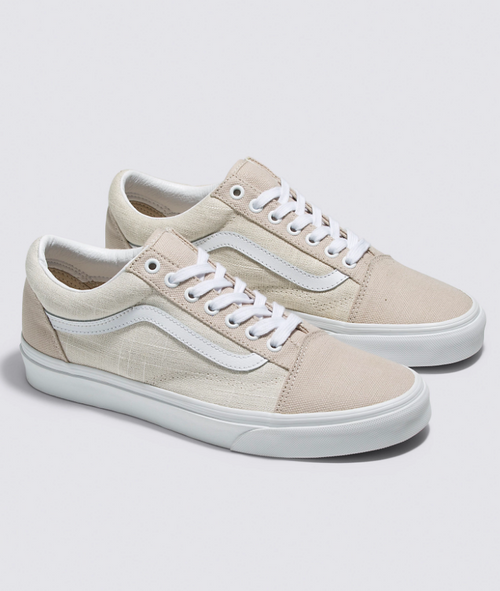 Old Skool Summer Linen Shoe - Natural 