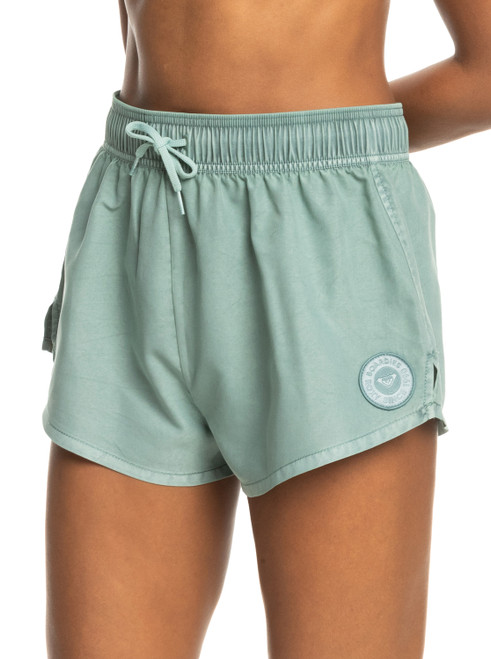 Womens No Bad Waves Board Shorts - Blue Surf