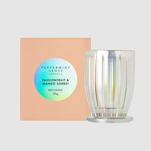 Passionfruit & Mango Sorbet Soy Candle 370g