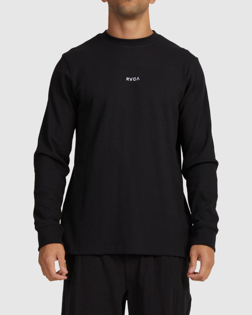 Haru Waffle T-Shirt - RVCA Black