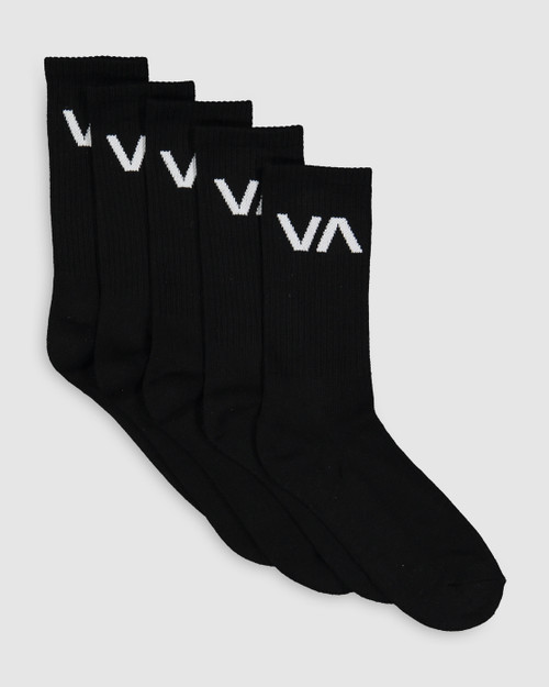 VA Sport Socks 5 Pack - Black