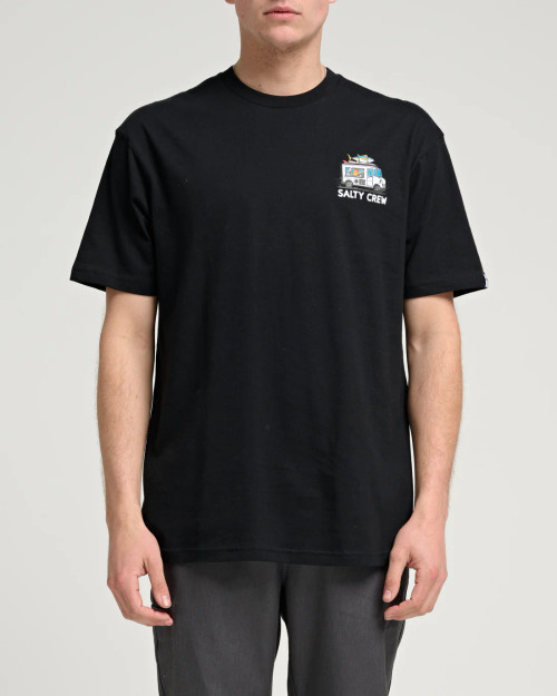 Reels & Meals Premium SS Tee - Black