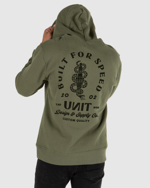 Rattle Pull Over Hoodie - Military