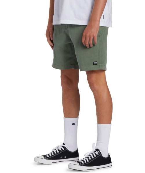 Crossfire Wave Washed Shorts - Sage