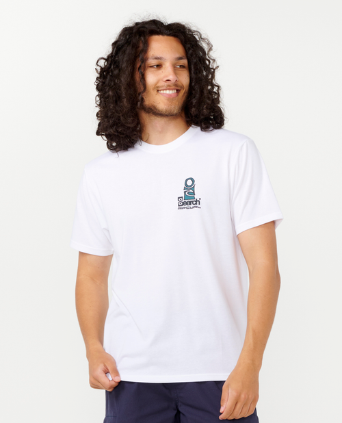 VaporCool Search Stack Tee - White