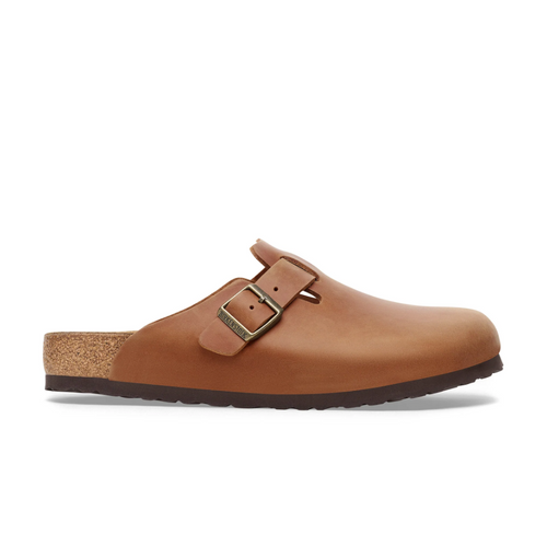 Boston Oiled Leather Regular Fit - Cognac