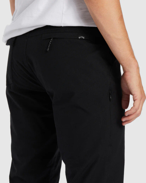 Men's A/Div Surf trek Plus Organic Elastic Waist Pants - Black
