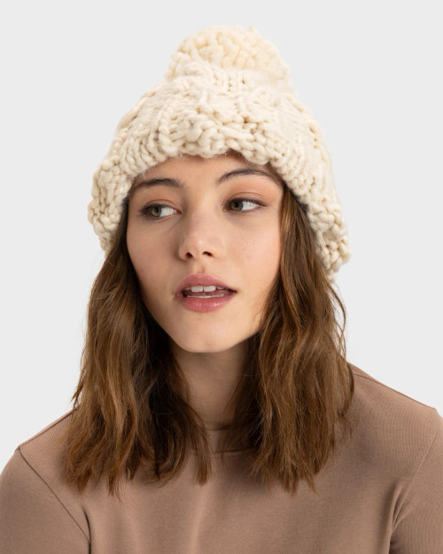 Women's Cold Snow Beanie - Parchment