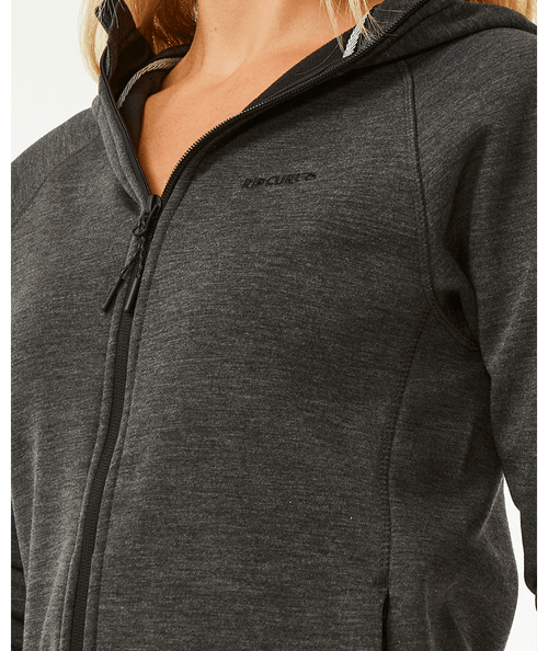 Anti-Series Flux III Zip Through Jacket - Black Marle