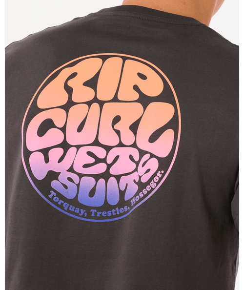 Wettie Passage Icon Tee - Washed Black