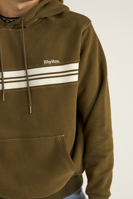 Panel Fleece Hood - Olive