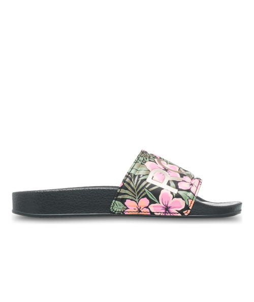 Girls 8-16 Slippy II Slider - Black Multi 1