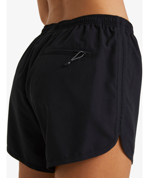 Womens Fun Times Boardshorts - Black Pebble