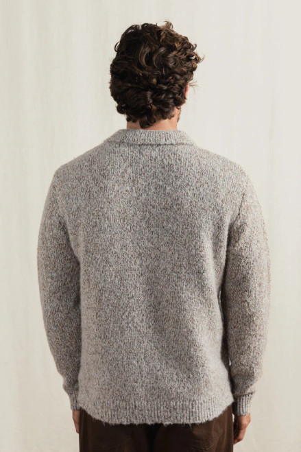 Kinetic Collared Knit - Tobacco