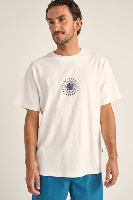 Sun Beams Vintage Ss T-shirt -White