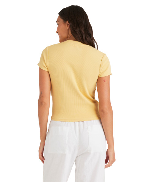 Oasis Baby Rib T-shirt - Butter