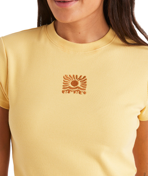 Oasis Baby Rib T-shirt - Butter