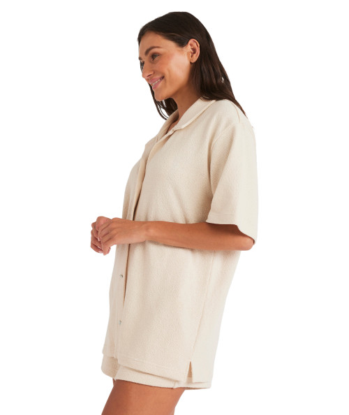 Always Sunny Short Sleeve Shirt - Parchment