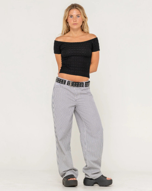 Ciao Bella Off Shoulder Top - Black