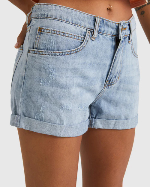 Frankie Denim Shorts - Water