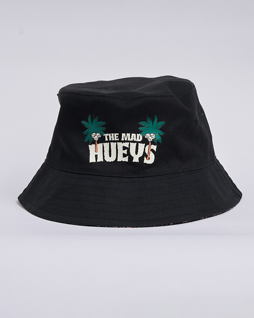 She'll Be Right Reversible Bucket Hat - Black
