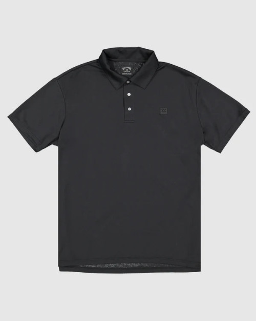 A/Div Polo Short Sleeve Shirt - Black